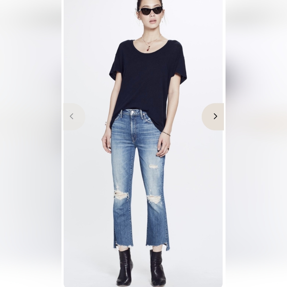 MOTHER THE INSIDER CROP STEP CHEW WOMENS SIDE 26